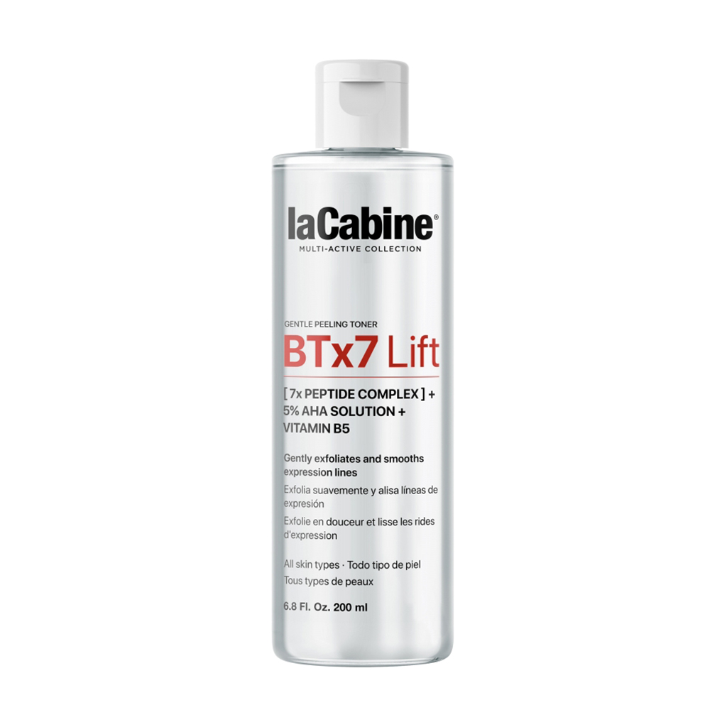 Тонік-пілінг для обличчя La Cabine BT x 7 Lift Gentle Peeling Toner з 7-пептидним комплексом та АНА-кислотами, 200 мл