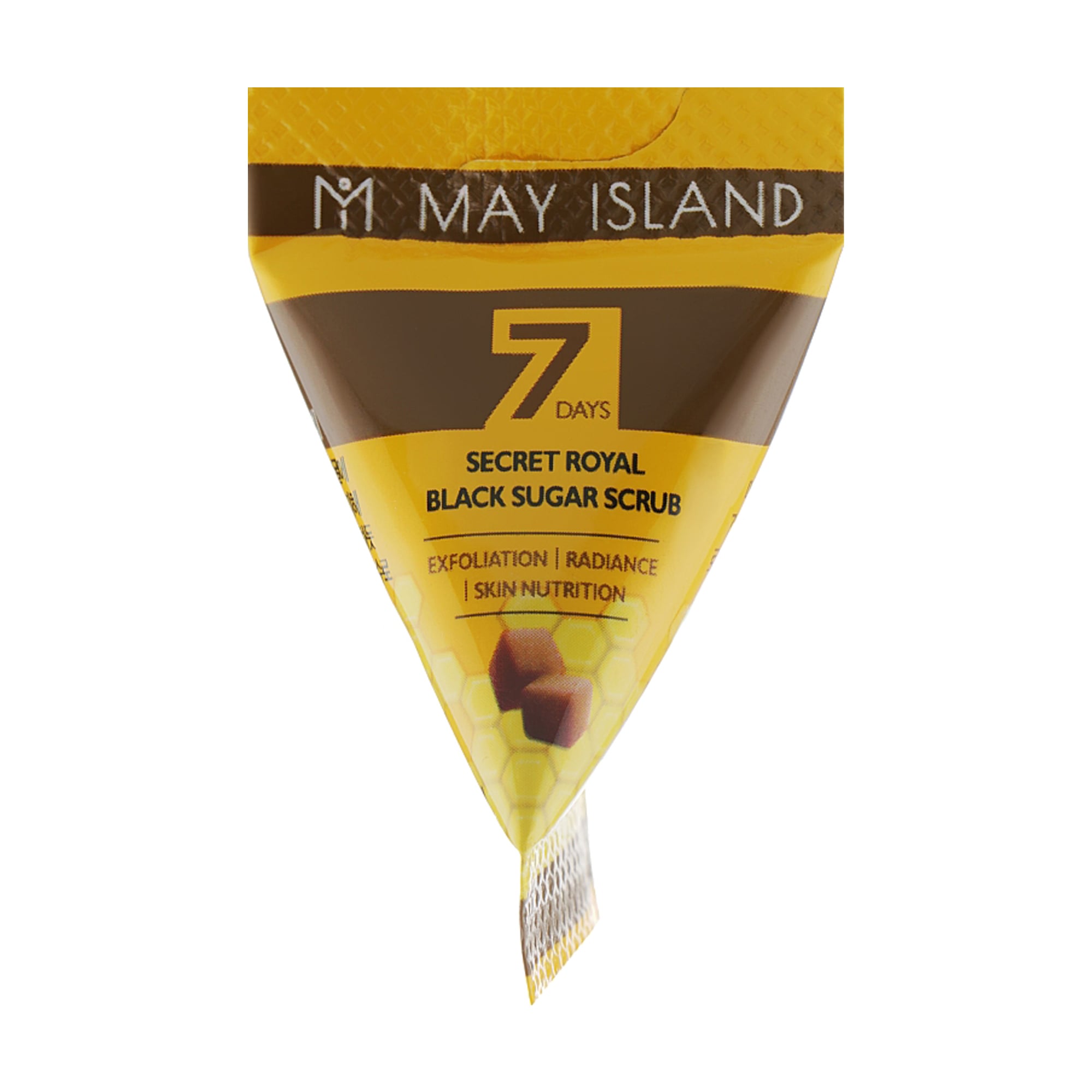 Цукровий скраб для обличчя 7 Days Secret Royal Black Sugar Scrub з чорного цукру, 3 г